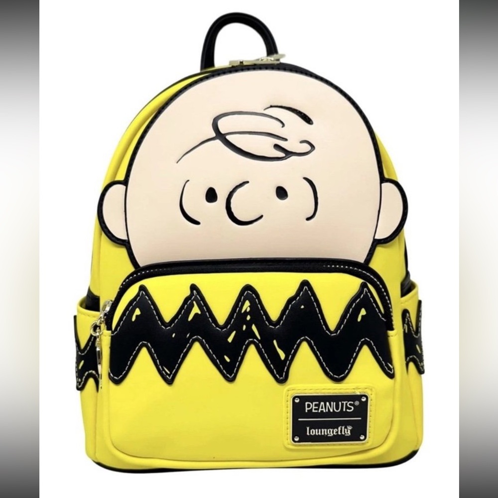 Loungefly Peanuts "Charlie Brown Cosplay" Double-Strap Shoulder Bag – NEW